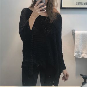 Helmet Lang knit drape sweater